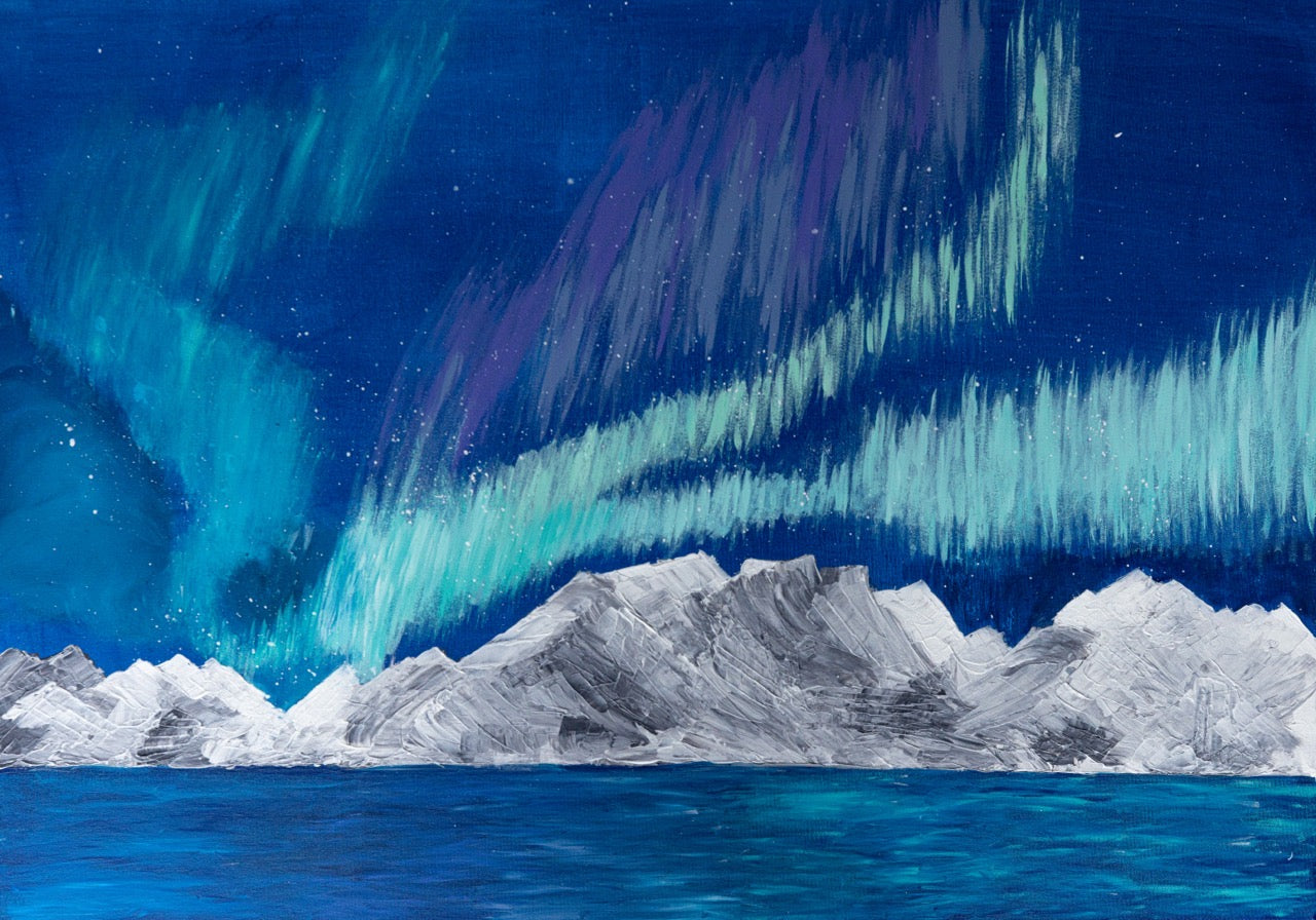 "Aurora Borealis" Original Painting